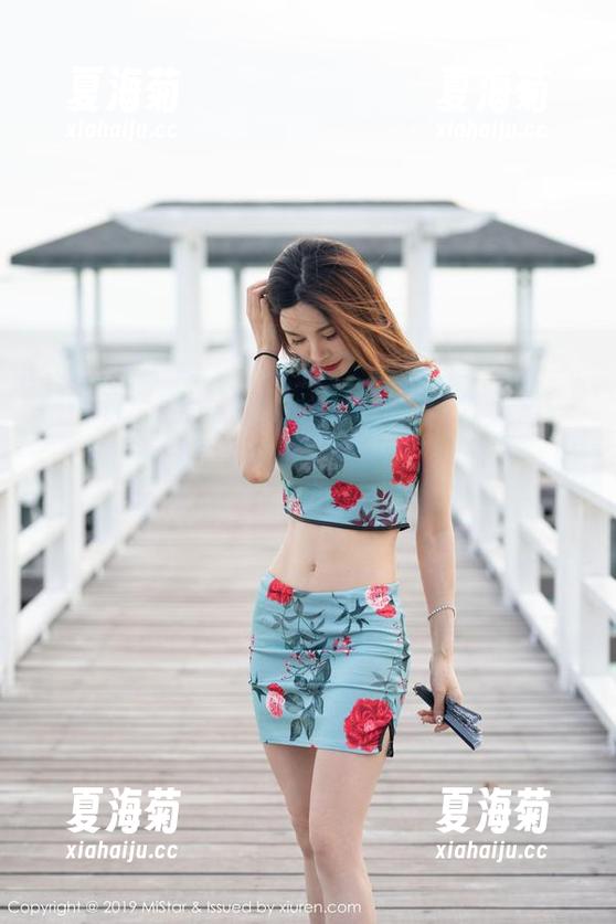 MiStar魅妍社 - 旅拍大更新！陈雅漫VICKY就像是个专业的‘走秀探险家’，只是每次走秀都不小心摔了一跤！