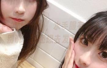 私拍中的Wendy，水手服有种海盗气息，别说，我还想去发藏宝图呢。