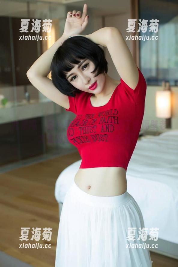 尤果网-栗子 尤果网 - 看!栗子的吊带像极了我隔壁老太太的窗帘,图片真抓狂!