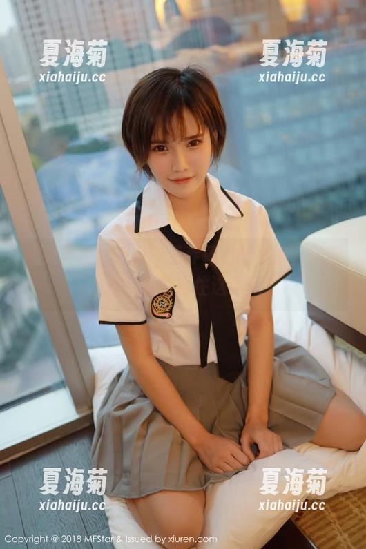 模范学院 - Abby王乔恩白丝套图，最新上架，谁禁得住这诱惑？